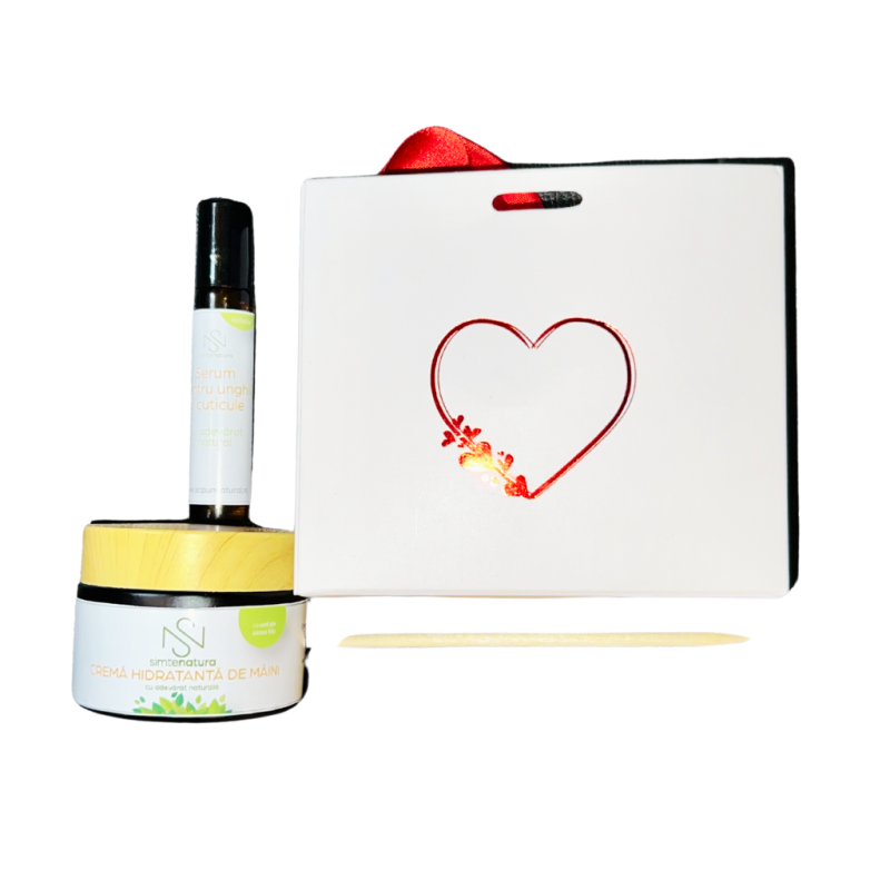 Set cosmetice de ingrijire pentru maini + CADOU betisor lemn de portocal