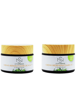 Set creme faciale regeneratoare, zi și noapte (2 x 50 ml)
