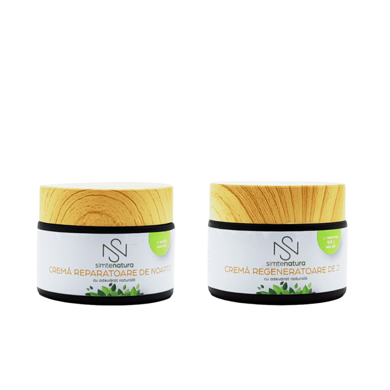 Set creme faciale regeneratoare, zi și noapte (2 x 50 ml)