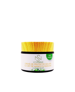 Crema protectie solara, cu unt mango și shea bio, 50 ml.